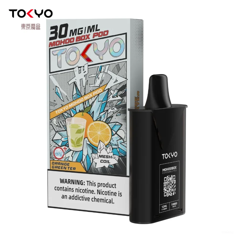 東京魔盒柳橙綠茶口味煙彈| 12 ml 大容量|台灣現貨:圖片 2